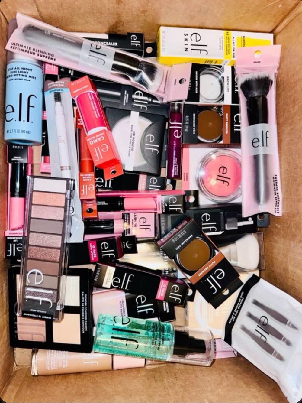 e.l.f. Makeup Assorted Pink and Peach Eyeshadows & Face Products LOT 35 - Picture 2 of 3